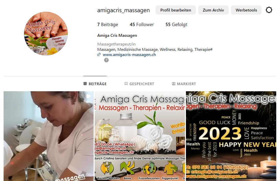 Instagram - Amiga Cris Massagen